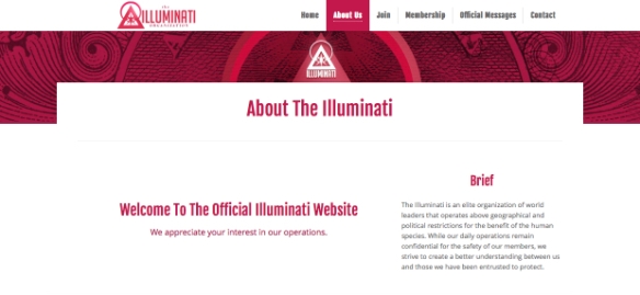 Illuminati website